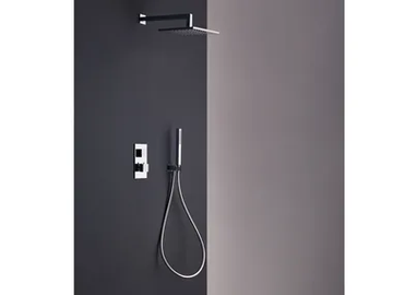 X-CHANGE - Recessed brass shower set with hand shower by Rubinetterie Treemme - view 2